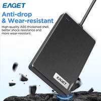 EAGET CG10-2 500GB 2.5 Inch Hard Disk Drive Portabel Desktop dengan Kabel Data Hard Disk Eksternal 5Gbps SATA