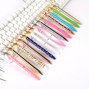 Bolígrafo de Metal de Lujo Promocional con Cristal de Diamante de 1.0MM, Color Brillante Multicolor, Calidad Premium - Product Image 2