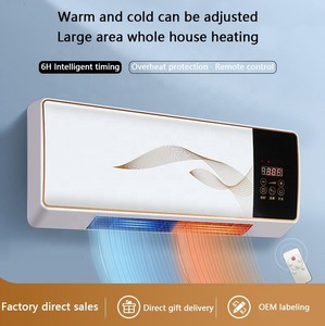 Wholesale Home Wall Heater Intelligent Remote <b>Control</b> Touch Screen Adjustment <b>Fan</b> Heater Timing LED Display - Product Image 5