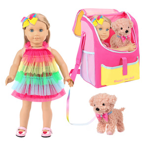 Venta caliente 18 pulgadas niña muñeca ropa combinación deportes Camping estilo muñeca combinación - Product Image 4