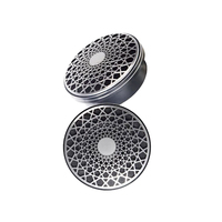 GMINJOO MJ-S28 Haut-parleur médium 4 pouces 40W 4 Ohm avec boîtier métallique, sensibilité 90dB, 150Hz-20kHz pour autoradio OEM