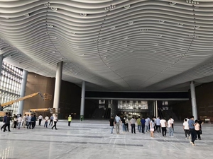 Mur-rideau en tube carré d'aluminium extrudé avec revêtement en fluorocarbone pour appartement - Product Image 3