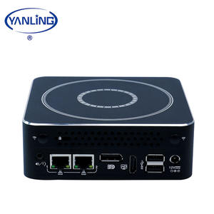 Yanling Tốt Nhất Mini PC i7 7500u bộ vi xử lý <span class=keywords><strong>2</strong></span> Lan Barebone Máy Tính Để Bàn chơi game Máy Tính với 4 USB3.0 <span class=keywords><strong>2</strong></span> USB2.0 - Product Image 3