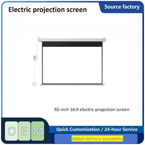 Écrans de projection électriques pour cinéma maison CGT4k 92 100 120 150 200 pouces 16:9, écran de projection <span class=keywords><strong>motorisé</strong></span> - Product Image 2