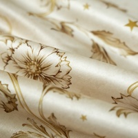 Chemin de table élégant vintage imprimé lune et étoiles pour le Ramadan, en tissu doux, parfait pour la décoration de l'Aïd et des fêtes islamiques, lavable en machine