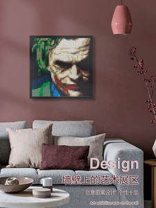 48X48 Pixel Art Building <span class=keywords><strong>Blocks</strong></span> 1x1 Dots Ladrillos Retratos de pared Plástico ABS DIY Decoración para el hogar Compatible con LOGO Juguetes y regalos - Product Image 5