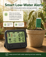Capteur d'humidité du sol sans fil intelligent pour jardinage, testeur professionnel d'humidité et de température du sol pour l'irrigation des pelouses et des fermes