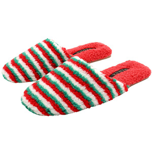 Nouvelle Arrivée Hiver – Chaussons <span class=keywords><strong>en</strong></span> Coton Rayés Doux <span class=keywords><strong>en</strong></span> Polaire <span class=keywords><strong>d</strong></span>'<span class=keywords><strong>Agneau</strong></span> pour Couples, Chauds et Antidérapants, pour l'Intérieur (Femmes et Hommes) - Product Image 1