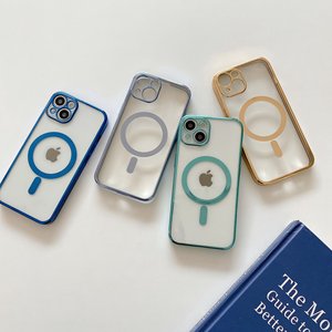 <span class=keywords><strong>Funda</strong></span> de teléfono transparente chapada en Tpu <span class=keywords><strong>funda</strong></span> <span class=keywords><strong>Original</strong></span> magnética para <span class=keywords><strong>Apple</strong></span> <span class=keywords><strong>Iphone</strong></span> <span class=keywords><strong>13</strong></span> 14 Pro Max carga inalámbrica - Product Image 6