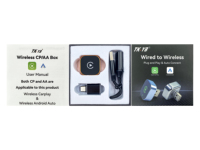 Adaptateur portable CarPlay et Android Auto MirrorLink avec Wi-Fi intégré et USB - Installation facile - Garantie 1 an