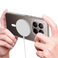 Étui de téléphone en TPU PC transparent en acrylique antichoc avec coque de protection magnétique pour les étuis de téléphone Xiaomi Mi 15T Pro