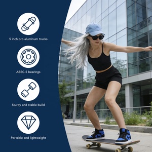 <span class=keywords><strong>Skateboard</strong></span> en bois d'érable Street personnalisé, 7 couches, bon marché pour enfants, à vendre - Product Image 3