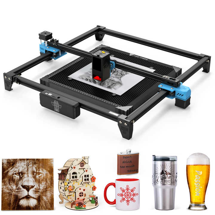 TS2 レーザー彫刻機 Shenzhen Twotrees TTS 20 Pro 石材ステンレスレーザー彫刻機 20W
