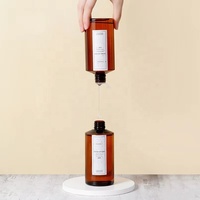 Diffuseur de parfum artisanal en verre brun de luxe 260 ml sans plomb et sans alcool pour la maison, le bureau et l'hôtel