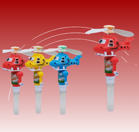Ventilateur manuel en plastique en forme d'avion de dessin animé, jouet surprise avec bonbons pour cadeaux promotionnels, JOUETS À BONBONS, Dulces De Juguete pour enfants