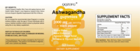 Offre Spéciale : Gommes d'Ashwagandha 2000mg au Poivre Noir pour le Soulagement du Stress, le Soutien Immunitaire et Thyroïdien, Végétaliennes, Sans OGM, Sans Gluten, 60 Unités