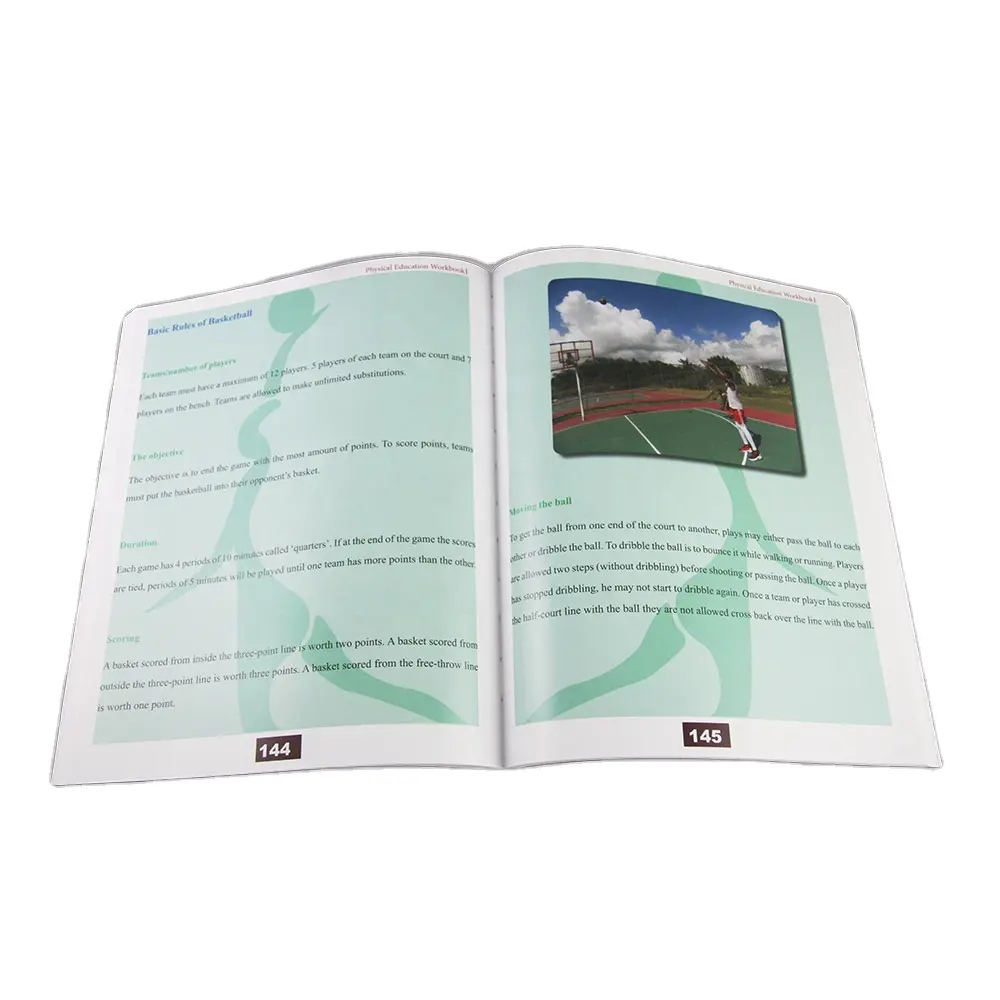 Book Publishing Printing Service Custom Bound Booklet Brochure Catalog Book Printing