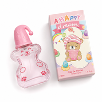 A Happy Dream Eau de Parfum 30ml Spray pour Enfants, Flacon Rose Motif Ours Mignon, Parfum Cadeau