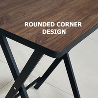 Table de camping moderne en aluminium, petite, avec logo personnalisé, pliable, ultralégère, portable, pour repas en plein air, meubles de pique-nique