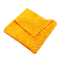 Serviettes de voiture en microfibre corail 550 g/m² à séchage rapide, sans bords, en tissu pelucheux pour le nettoyage, le lavage, le lustrage, le polissage, les sports, la maison et l'entretien automobile