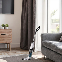 Aspirateur à main sans fil 3 en 1 pour sols humides et secs, moteur sans balais, affichage LED haute puissance, autonomie de 50 minutes, pour la maison et l'hôtel