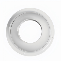 Diffuseur d'air rond en aluminium pour aéroport, type œil de bœuf, avec parois latérales hautes