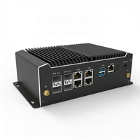 Mini Router Firewall Industrial de Alta Resistencia, Atom C3958 C3758 C3558, Funcionamiento Continuo, Puerto SFP de 10G, Máximo 64GB de RAM, PC de Seguridad