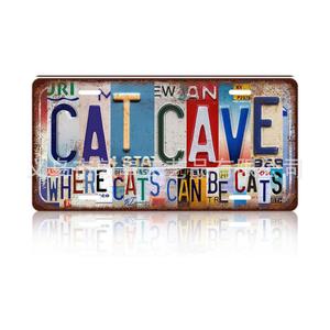 OEM Tinplate Metal License Plate Wall Art - <b>Retro</b> <b>Decor</b> for Home & Garden - Product Image 5