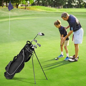 Bolsa dominical Premium con soporte y Correa-Bolsa <span class=keywords><strong>de</strong></span> <span class=keywords><strong>golf</strong></span> ligera Pitch and Putt profesional para campo <span class=keywords><strong>de</strong></span> prácticas, par 3 - Product Image 3