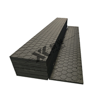 Tapis de protection du sol en HDPE de 15 mm, résistant aux UV, de qualité industrielle, 4x8 pieds, pour machines lourdes et protection des pelouses