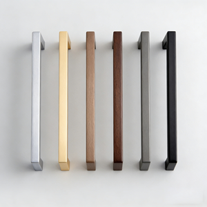 Modern Tek Taraflı Saten Kaplama Kare Boru Kapı Kolu (Otel Camları İçin) - Product Image 1