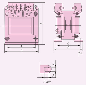 Giao hàng nhanh nhà sản xuất một pha 50VA 10KV điều khiển điện áp đầu vào biến Áp Điện cách ly biến Áp Điện - Product Image 3