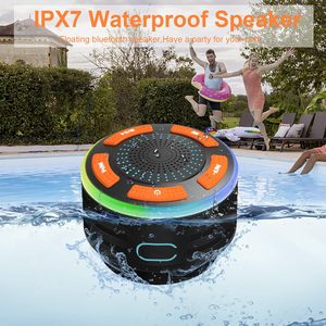 Altavoz Portátil Inalámbrico <span class=keywords><strong>Bluetooth</strong></span> para Exteriores, Mini Woofer, Resistente al Agua, Inteligente, 5W, RGB, Redondo, IPX7, Negro - Product Image 6
