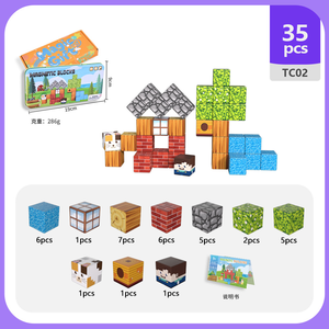 35 PCS Cubos Magnéticos Mini de 0,8 polegadas Brinquedos Educativos STEM para Crianças a Partir de <span class=keywords><strong>3</strong></span> Anos para Brincar na Sala de Aula Aniversário Natal - Product Image 5
