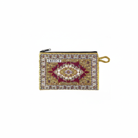 Portefeuille tissé turc personnalisable avec inscription grecque - Porte-monnaie avec motif de tapis turc - Tapis. Fabriqué en Turquie... En provenance de Turquie
