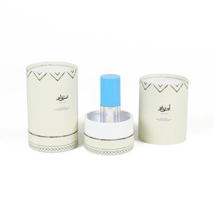 Caja de Cartón Redonda con Diseño Impreso para Envíos, Tubo de Papel para Desodorante Cosmético Crown Win Cylind, Caja para Velas, Caja para Té, 60 ml - Product Image 1
