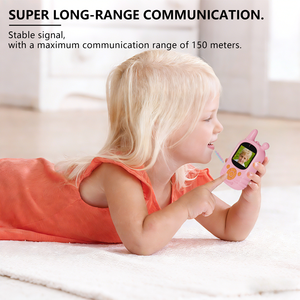 Radio longue portée RTS, talkie-walkie portable pour enfants, appel vidéo pour garçons et filles, camping, <span class=keywords><strong>randonnée</strong></span>, jeux, charge USB - Product Image 5