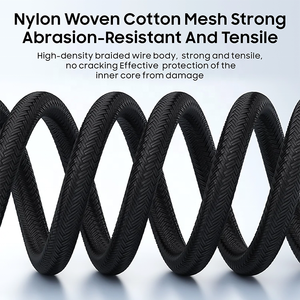 Câble USB C vers <span class=keywords><strong>HDMI</strong></span> 3m 6.6ft 4K 60Hz Nylon tressé Cordon USB Type C vers <span class=keywords><strong>HDMI</strong></span> <span class=keywords><strong>pour</strong></span> HDTV <span class=keywords><strong>MacBook</strong></span> Pro <span class=keywords><strong>Air</strong></span> Monitor - Product Image 5