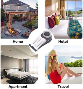 Alarma Antirrobo de Silicona para Puerta de 125dB, Sensor de Puerta y Ventana, Alarma de Seguridad para <span class=keywords><strong>Viajes</strong></span>, Hogar, Hotel, Baño, Tope de Puerta - Product Image 2