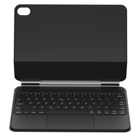 Étui à clavier pour iPad 10th 10.9 pouces génération 2022 étui à clavier magnétique de style magique avec pavé tactile multi-touch