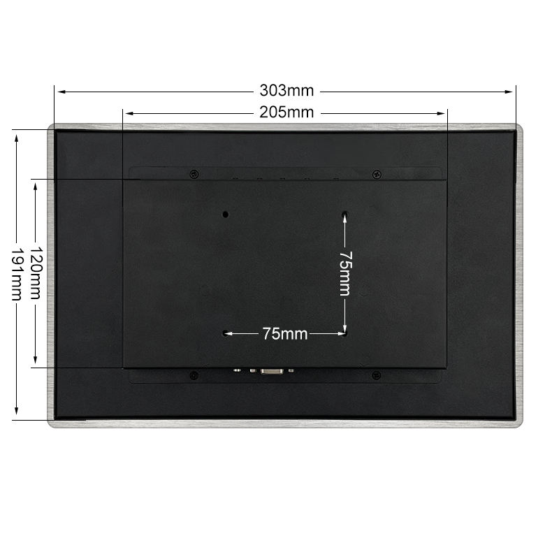11.6 Inch 1366x768 IPS 1920x1080 for VGA USB Capacitive Touch Metal Aluminum Frame TFT Industrial Monitor