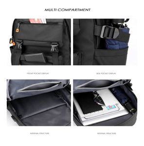 Custom Logo <b>Large</b> Capacity Travel Bag Fashionable Business Casual Travelling Laptop <b>Backpack</b> with USB Charging Port - Product Image 6