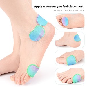 Parches para Callos y Durezas, Prevención <span class=keywords><strong>de</strong></span> Vescas y Rozaduras, para Tacones Altos, Autoadhesivos, Suaves, Forma Ovalada Aleatoria - Product Image 2
