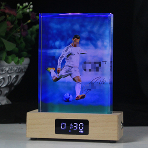 Bóng đá Fan Collectible theo chủ đề bluetooth đèn loa, món quà sáng tạo cho nam giới/bạn bè, văn phòng bàn trang trí nội thất với ĐộI Logo - Product Image 1