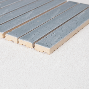 Trung Quốc Nhà sản xuất 29x240 cổ chia gạch gạch tường gốm hiện đại tàu điện ngầm khảm với lưới cho phòng tắm nhà bếp nhà hàng - Product Image 5