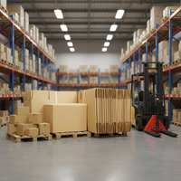 Emballage Boîte d'expédition solide à double paroi épaisse Carton ondulé 5 plis Boîte en carton de taille personnalisée pour le déménagement