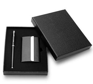 สินค้าขายดี ที่ใส่บัตรโลหะพร้อมปากกา สำหรับเทศกาลปีใหม่/คริสต์มาส/วันครบรอบ ของขวัญสำหรับองค์กร/ธุรกิจ - Product Image 2