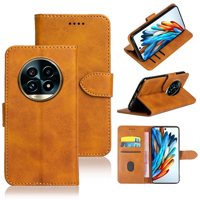 Luxury Leather Magnetic Wallet Phone Case For Xiaomi 17T 17 Max 15T 15 Pro Poco X8 M8 With Card Slots Protective Flip Cover