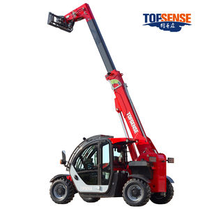 <span class=keywords><strong>Handler</strong></span> teleskopik angkat 6m, Telefon Forklift Boom Mini 2.5 Ton 6m dengan kabin untuk memuat kargo - Product Image 3