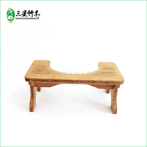 <b>Bamboo</b> toilet footstool, <b>bamboo</b> toilet seat, toilet squat step <b>stool</b>, <b>bamboo</b> toilet seat - Product Image 1